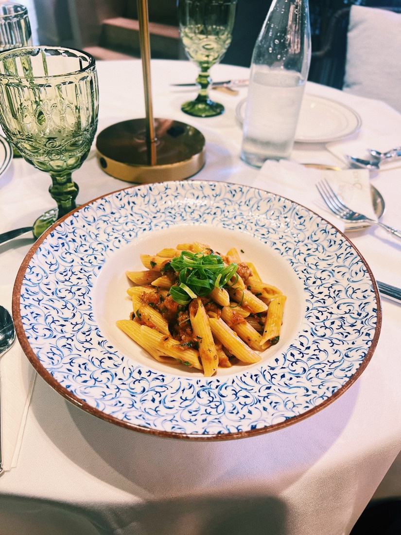 A plate of pasta