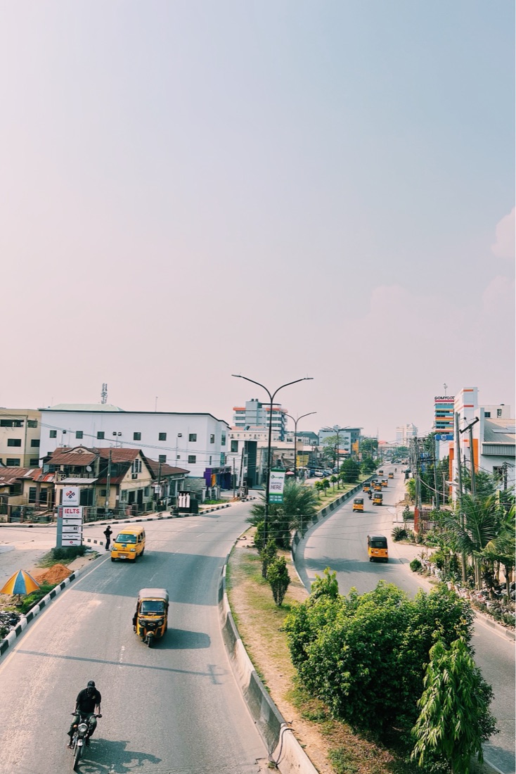 A street in Sabo, Yaba